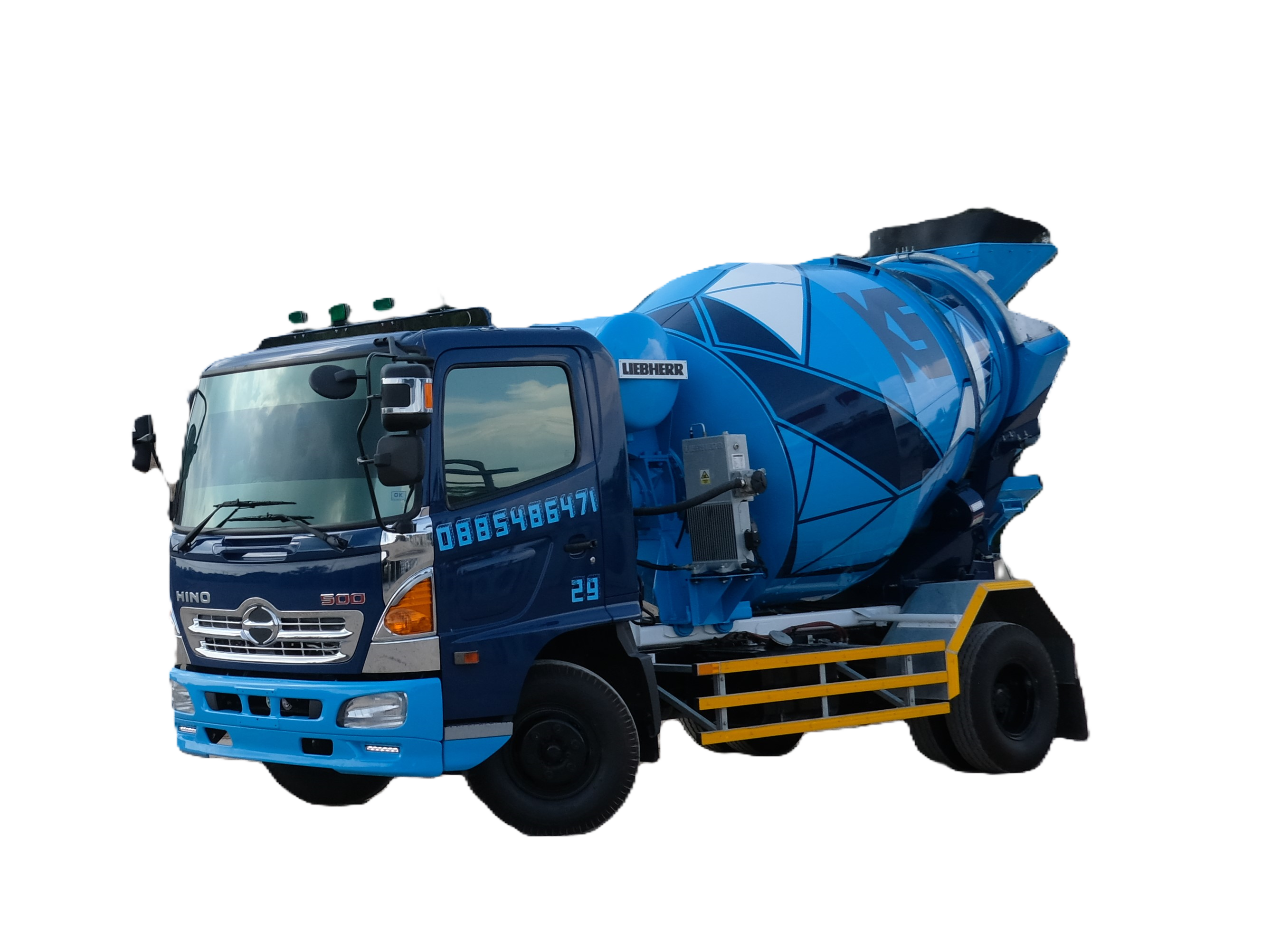 A Concrete Mixer Vehicle